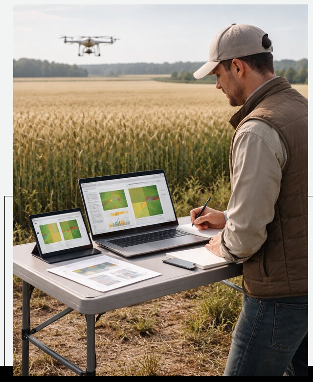 Система AI прогнозирования урожайности для точных агрономий в Чите