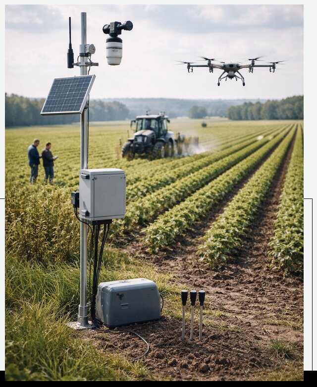 Разработка IoT мониторинга полей в Чите от 8798 р. | АвикейЧта